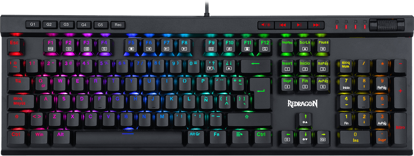 Teclado Gamer Redragon Vata Pro (K580RGB-PRO)