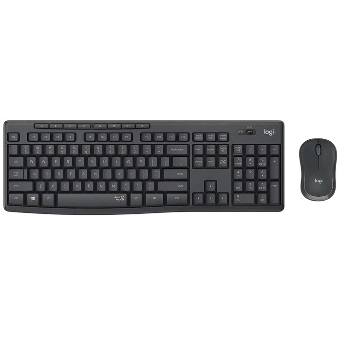 Combo Teclado Mouse – Logitech MK295 Silent inalámbrico – Español – Black (920-009792)