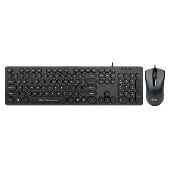 Combo Teclado Mouse – Mlab USB Telecommuting – Español – Black