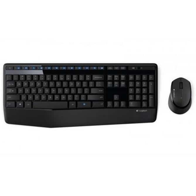 Combo Teclado Mouse – Logitech MK345 inalámbrico – Español – Black (920-007820)