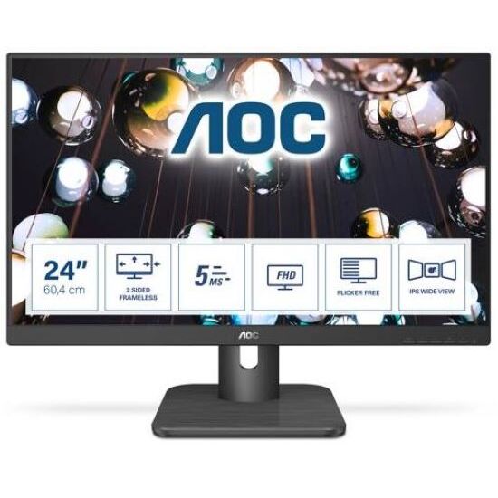 Monitor 24″ – AOC 24E1Q – Full HD (1920×1080) – 5 ms – 60 Hz –  IPS