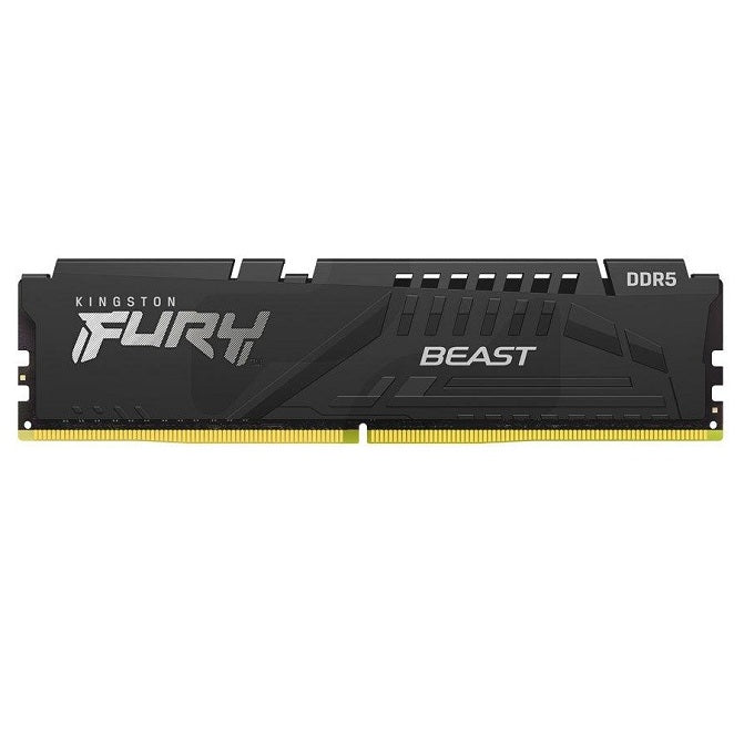 DIMM 16 Gb – Kingston FURY Beast – DDR5 – 288 contactos – 6000 MHz / PC5-48000 – CL40 – 1.35 V – sin búfer – on-die ECC – negro