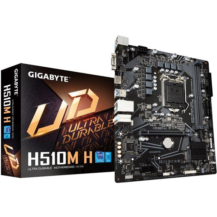 M/B s1200 (Intel) – Gigabyte H510M H – 2x DDR4  – Micro ATX