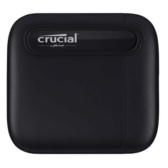 SSD 1 TB Externo – Crucial X6 USB 3.2 Gen 2 Type-C [CT1000X6SSD9]