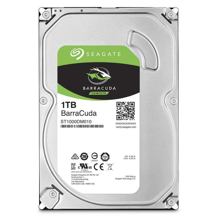 HDD 1 TB Interno – Seagate Barracuda ST1000DM010 – 3.5″ – SATA 6Gb/s – 7200 rpm – búfer: 64 MB