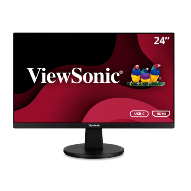 Monitor 24″ – Viewsonic 1080p MVA Monitor with HDMI and USB C