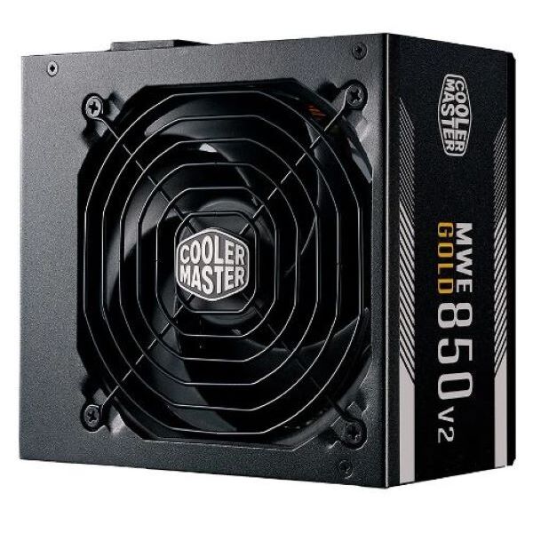 Fuente de Poder 850W – Cooler Master MWE Gold 850 V2 (MPE-8501-ACAAG) (850 W)