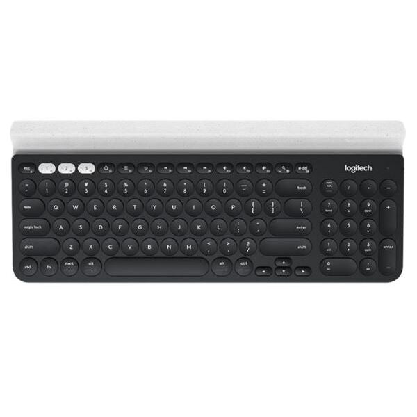 Teclado – Logitech K780 Ergonomic Design inalámbrico – Español – Black/white (920-008026)