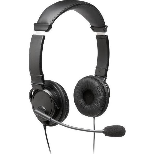 Kensington USB Hi-Fi Headphones with Mic – Auricular – en oreja – cableado – USB-A – negro