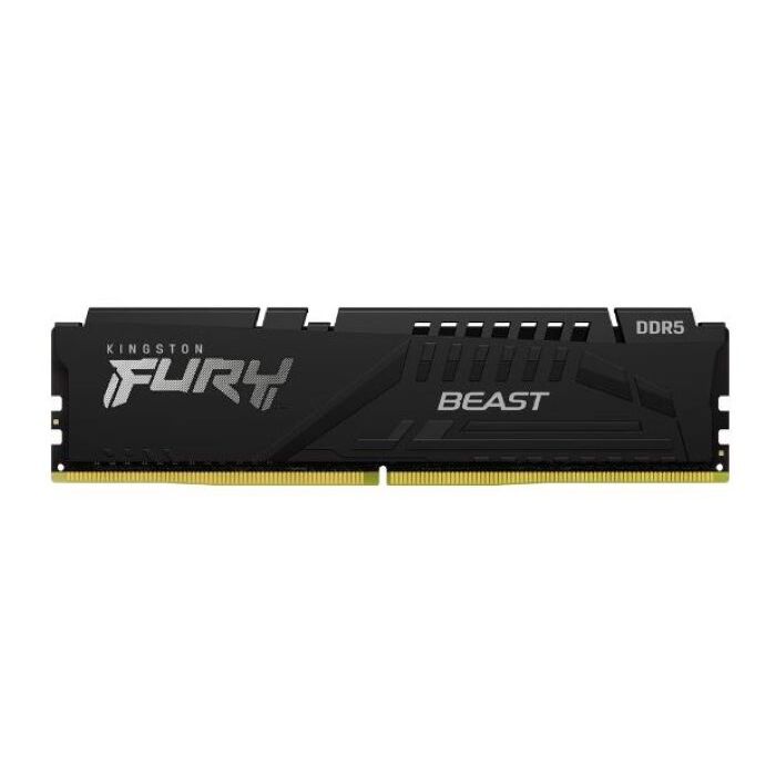 DIMM 8 GB – Kingston FURY Beast – DDR5 – de 288 contactos – 5200 MHz / PC5-41600 – CL38 – 1.25 V – sin búfer – on-die ECC