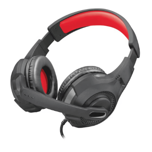 Audifonos On-Ear – Trust GXT307 Ravu Gaming Headset – Black/Red (22450)