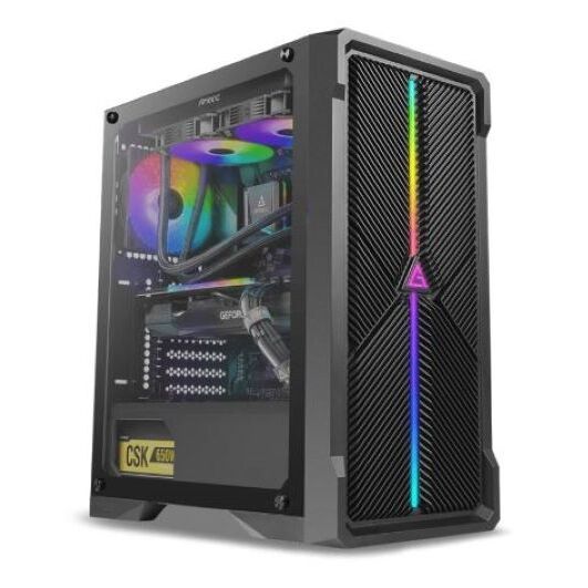 Gabinete – Antec NX420 RGB Manual (Controlado desde el gabinete) – S/Fuente – ATX – Negro