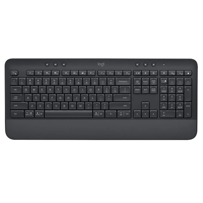 Teclado – Logitech K650 Inalámbrico – Español – Grafito Signature (920-010910)