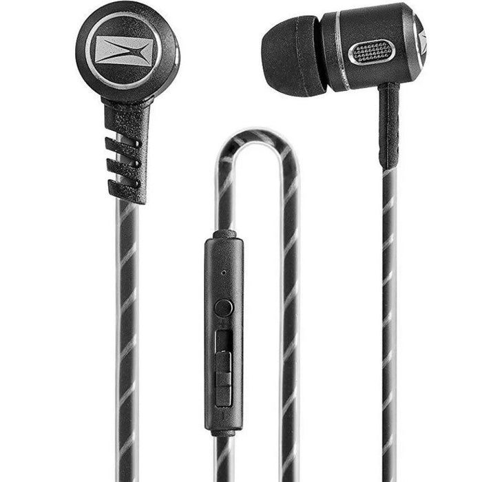 IN EAR METAL WIRED EARPHONE BLK