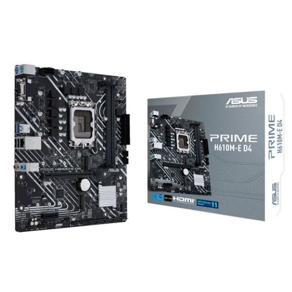 M/B s1700 (Intel) – ASUS PRIME H610M-E D4 – 2x DDR4 – Micro ATX